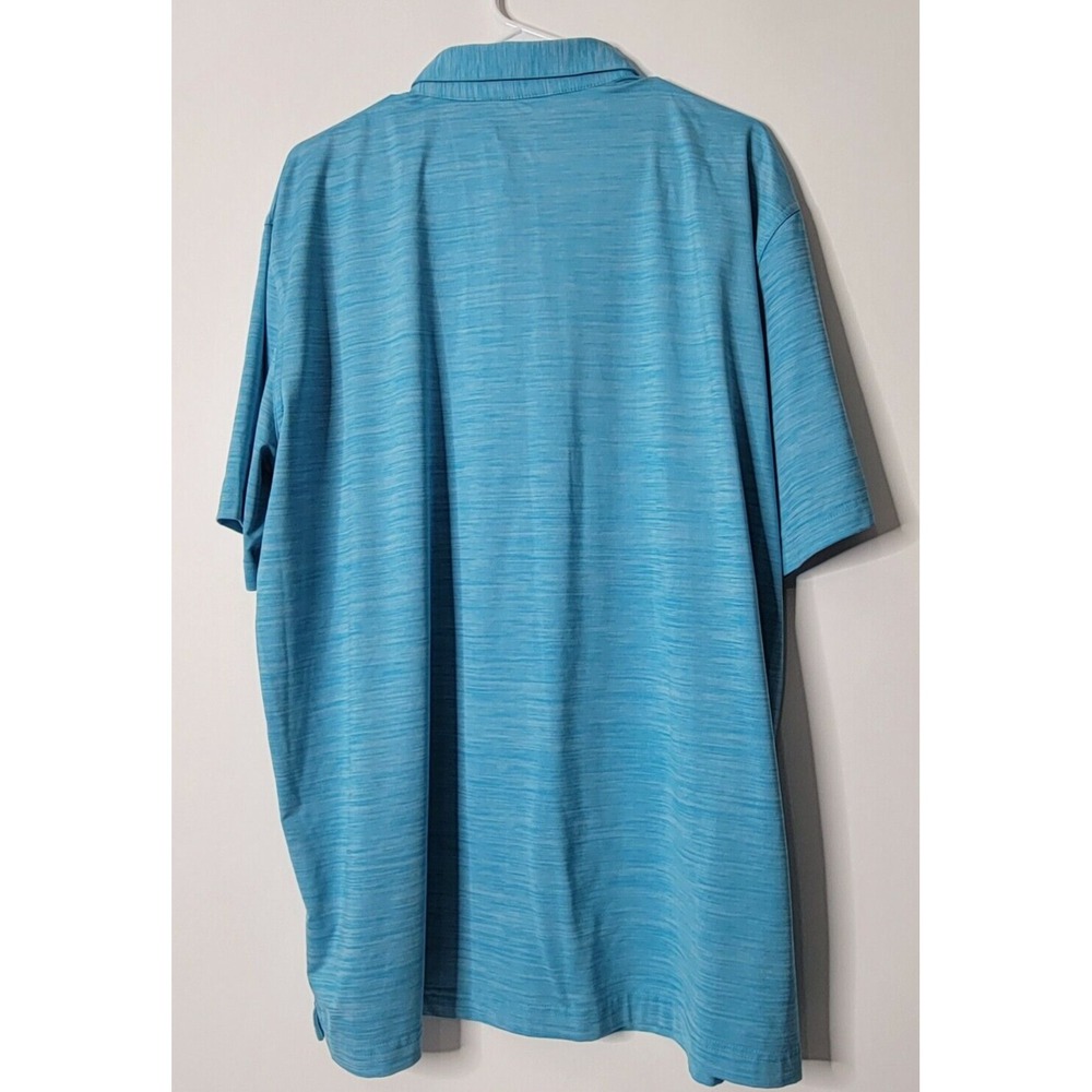 Callaway Men Size XL Blue Short Sleeve Opti Dri Polyester Blend Polo - Picture 6 of 7